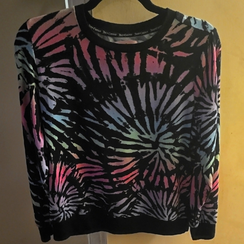 Juicy Couture PJ Multicolor Tie-Dye Sweater ✨️ (XS)(NWOT)
